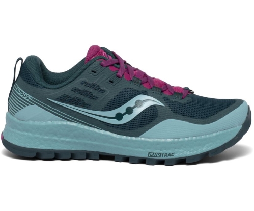 Tenis Saucony Xodus 10 Mujer Zapatillas Trail Running Marine / Fuchsia México MX-105-KD